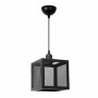 Kivo Megapap  E27 metallic ceiling lamp in black color 16x16x120cm.
