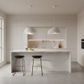Loval Megapap E27 fiberglass ceiling lamp in white color 32x27x120cm.