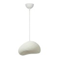 Loval Megapap E27 fiberglass ceiling lamp in white color 32x27x120cm.