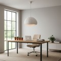 Loval Megapap E27 fiberglass ceiling lamp in white color 50x44x120cm.