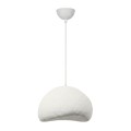 Loval Megapap E27 fiberglass ceiling lamp in white color 50x44x120cm.