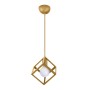 Lumid Megapap E27 metallic single-light ceiling light E27  in gold color 16x16x65cm.
