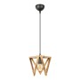 Nexo Megapap wooden ceiling light in natural color 29x25x70cm.
