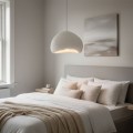 Nua Megapap E27 fiberglass ceiling lamp in white color 40x38x120cm.