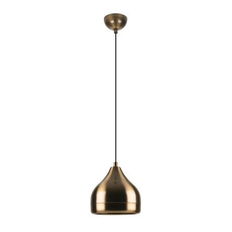 Precious Megapap E27 metallic ceiling lamp in gold antique color Ø17x25/112cm.
