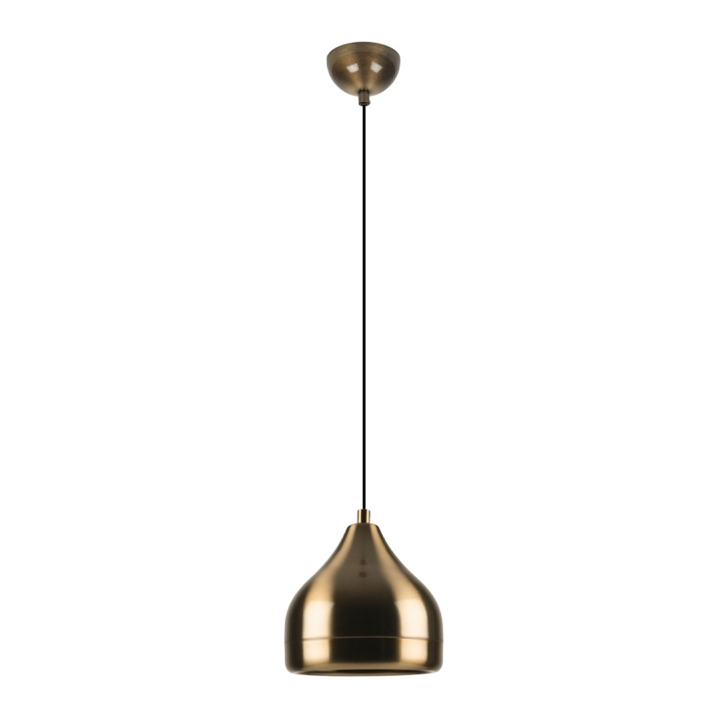 Precious Megapap E27 metallic ceiling lamp in gold antique color Ø17x25/112cm.
