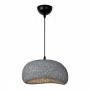 Riven Megapap  E27 polyester ceiling lamp in grey color Ø35x80cm.