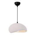 Riven Megapap  E27 polyester ceiling lamp in cream color Ø35x80cm.