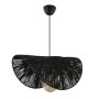 Taco Megapap E27  jute ceiling lamp in black color 51x36x55cm.