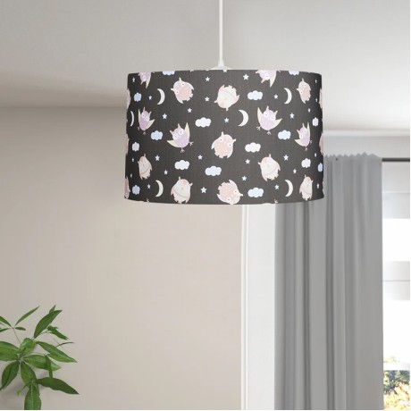 Tale Megapap PVC fabric ceiling light multicolor Ø33x70cm.