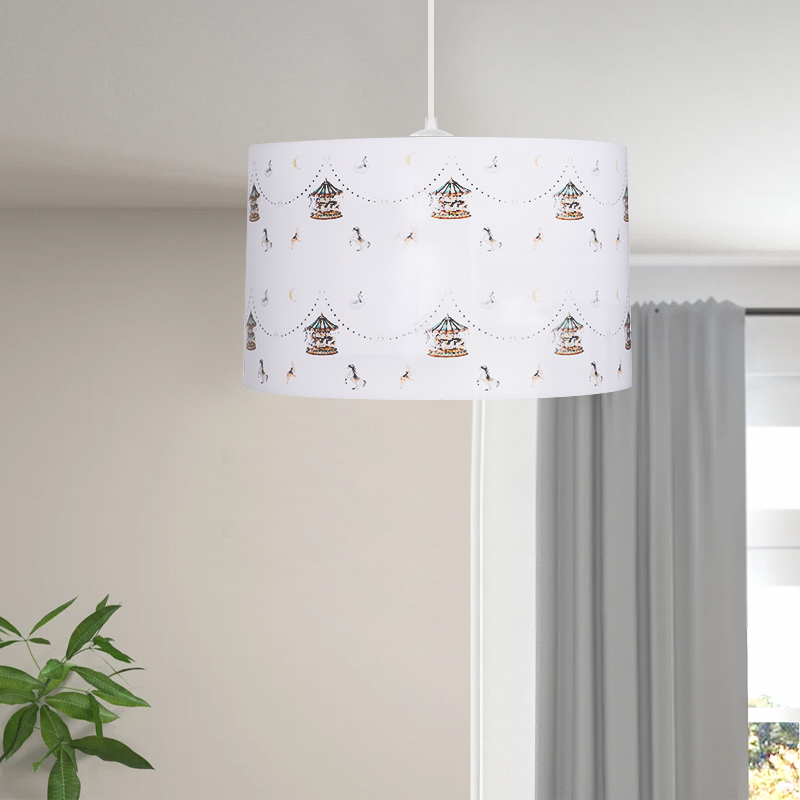 Tale Megapap PVC fabric ceiling light multicolor Ø33x70cm.