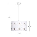 Tale Megapap PVC fabric ceiling light multicolor Ø33x70cm.