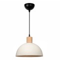 Talis Megapap  E27 metallic ceiling lamp in cream color Ø25x100cm.