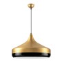 Vasli Megapap E27 metallic ceiling lamp in gold color Ø36x42/122cm.