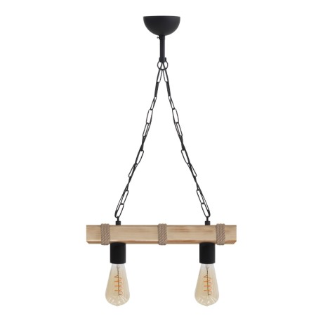 Vero Megapap wooden ceiling light in natural color 40x8x65cm.
