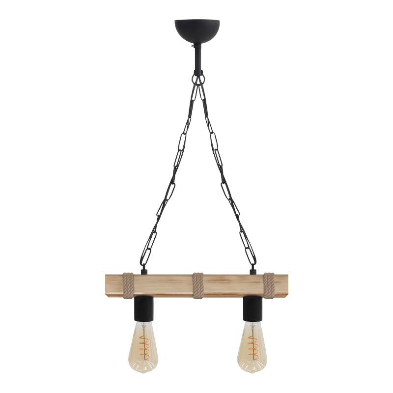 Vero Megapap wooden ceiling light in natural color 40x8x65cm.