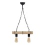 Vero Megapap wooden ceiling light in natural color 40x8x65cm.