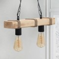 Vero Megapap wooden ceiling light in natural color 40x8x65cm.