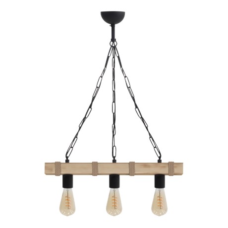Vero Megapap wooden ceiling light in natural color 50x8x65cm.