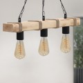 Vero Megapap wooden ceiling light in natural color 50x8x65cm.
