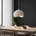 Yontu Megapap E27 fiberglass ceiling lamp in white color 34x29x120cm.
