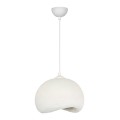 Yontu Megapap E27 fiberglass ceiling lamp in white color 34x29x120cm.