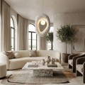 Zoga Megapap G9 fiberglass ceiling lamp in white color 30x12x90cm.