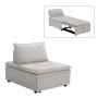 FRANNIE Chair Bed, Fabric Beige
