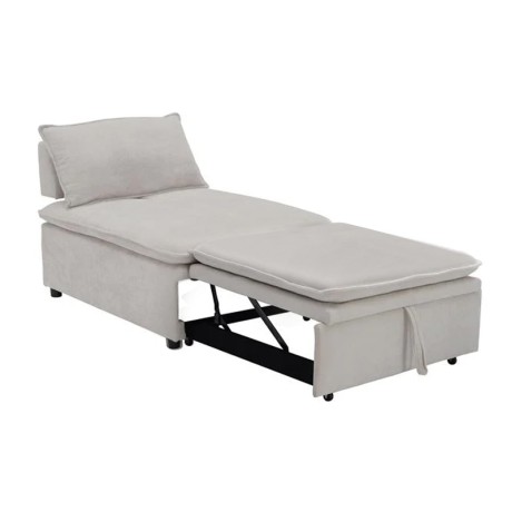 FRANNIE Chair Bed, Fabric Beige