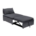 FRANNIE Chair Bed, Fabric Dark Grey