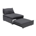 FRANNIE Chair Bed, Fabric Dark Grey