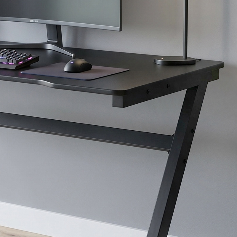 GAMING Desk 120x60cm MDF/Metal Black