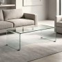 GLASSER Clear Coffee Table 120x60x40cm