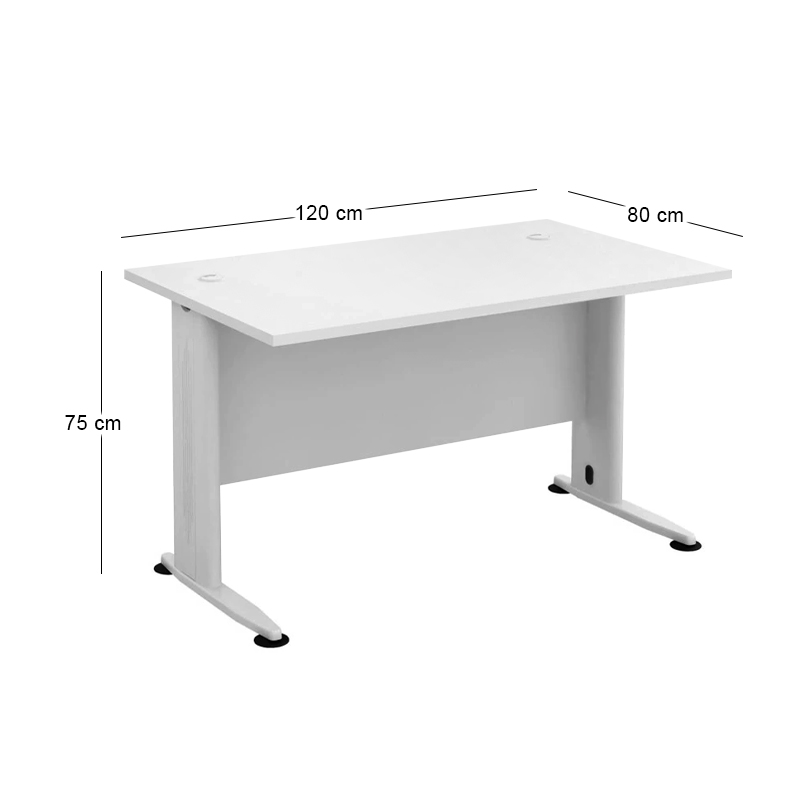 BASIC Desk 120x80cm White