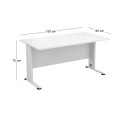 BASIC Desk 150x80cm White