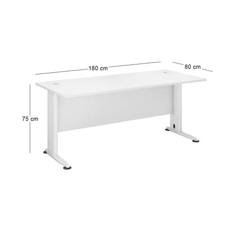 BASIC Desk 180x80cm White