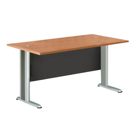 Basic professional office in dark grey - cherry color 120x80x75cm.