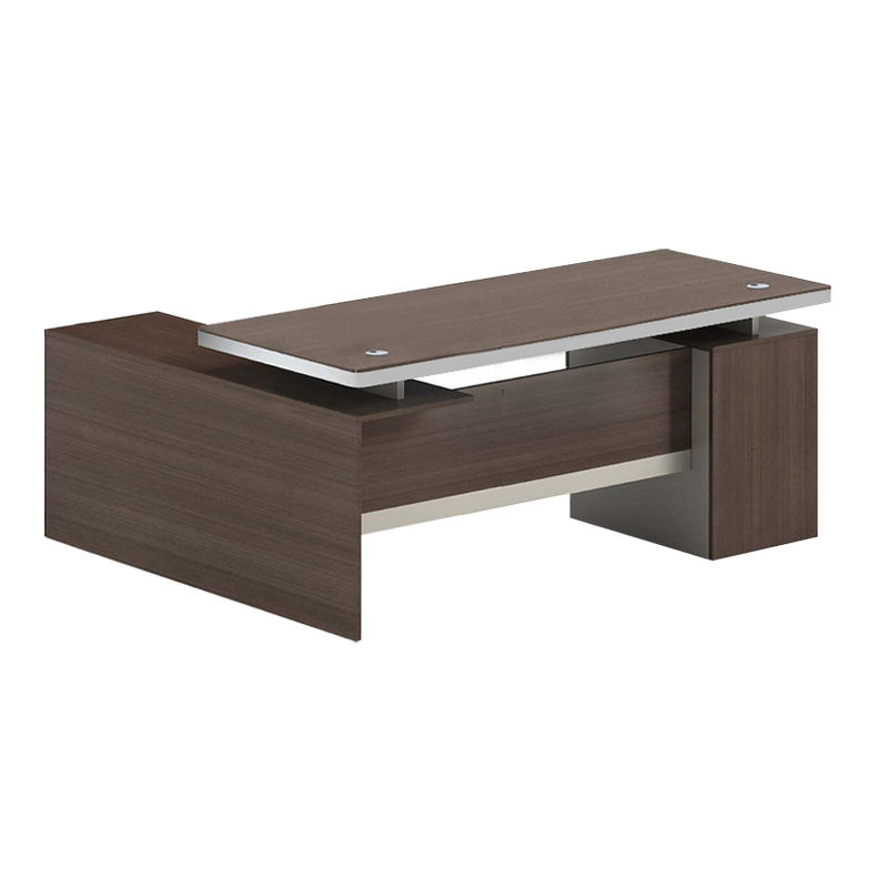 CONCEPT Reversible Desk 180x160cm Walnut/Beige