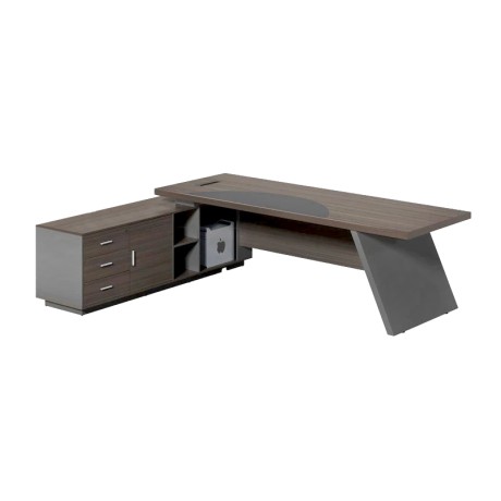 MASTER Desk (LEFT) 180x180cm Grey Walnut