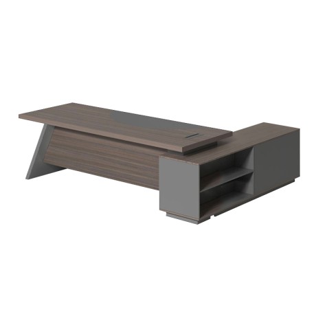 MASTER Desk (LEFT) 180x180cm Grey Walnut
