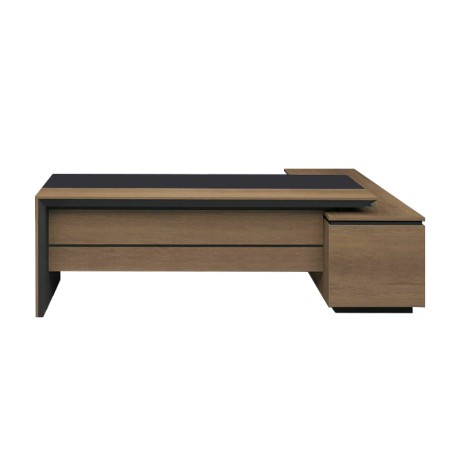 PROLINE Desk Left 180x160cm Wild Oak/Black