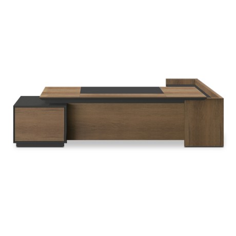 PROLINE Desk Left 220x200cm Wild Oak/Black