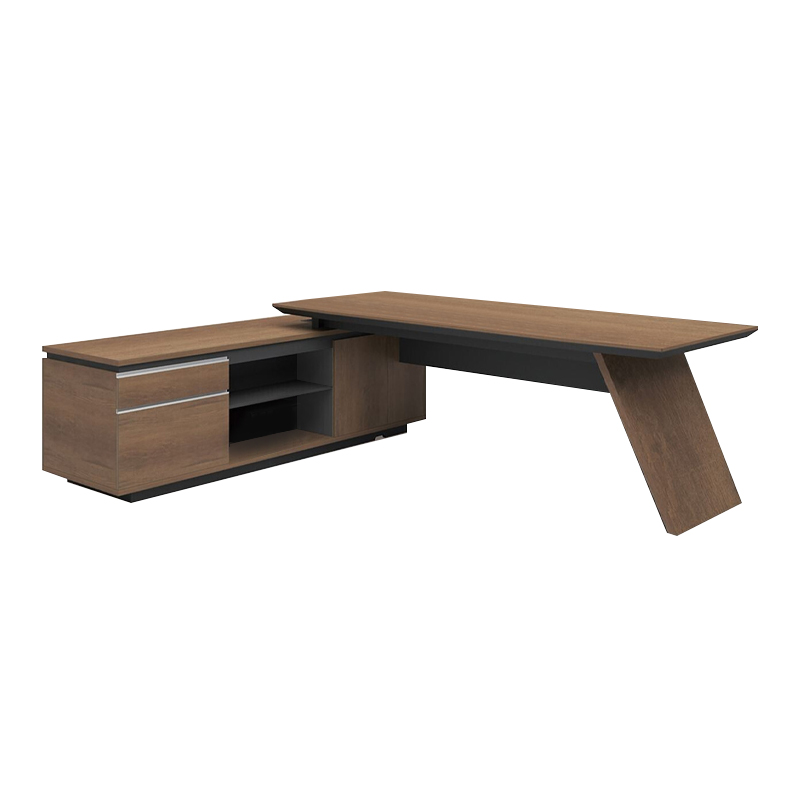 PROLINE Desk Left 240x200cm Wild Oak/Black