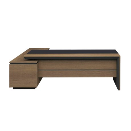 PROLINE Desk Right 180x160cm Wild Oak/Black
