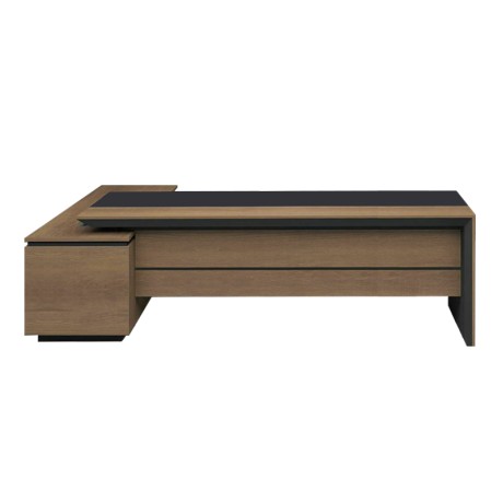 PROLINE Desk Right 200x180cm Wild Oak/Black