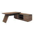 PROLINE Desk Right 200x200cm Wild Oak/Black