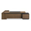 PROLINE Desk Right 220x200cm Wild Oak/Black