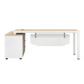 THESIS Reversible Desk 180x160cm Beech/White