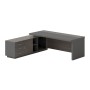 VIP Desk (LEFT) 200x180cm Grey Walnut