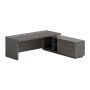 VIP Desk (RIGHT) 200x180cm Grey Walnut